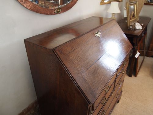 fig 3. Bureau George III Oak only 36 inches wide
