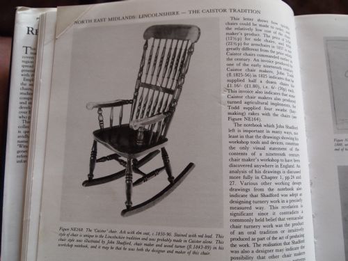 fig 3. Chair rocking chair Victorian Windsor Caistor Lincolnshire John Shadford c1860
