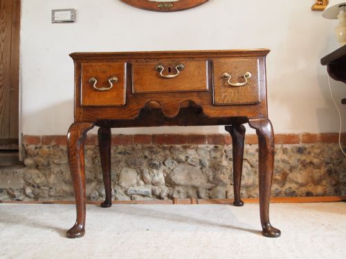 Table Chest of Drawers Lowboy Oak George III C1760