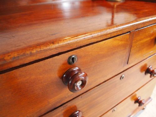 fig 2. Chest of drawers Victorian Mahogany c1860