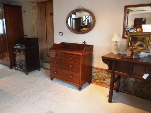 fig 3. Chest of drawers Victorian Mahogany c1860