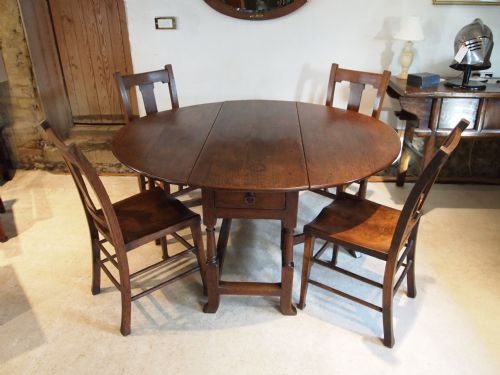 Table Dining Oak Gateleg William and Mary C1690