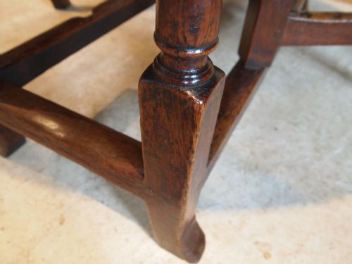 fig 2. Table dining Oak gateleg William and Mary c1690
