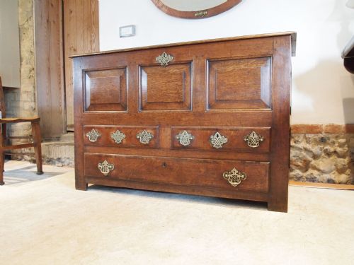 Chest Trunk Blanket Box Mule Chest George III Oak C1770