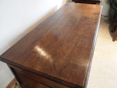 fig 3. Chest trunk blanket box Mule Chest George III Oak c1770