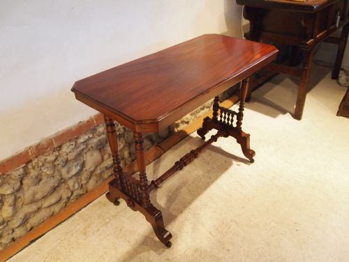 Table Hall Lamp or Sofa Table Victorian Mahogany C1870