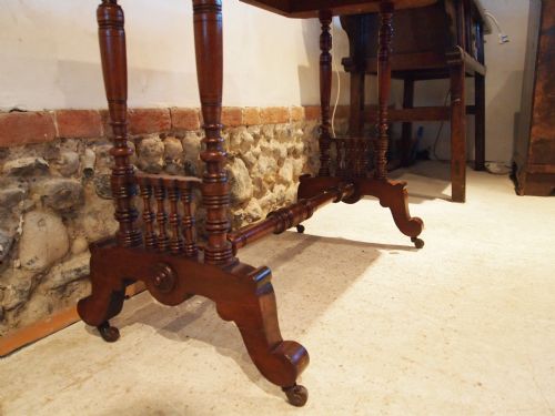 fig 3. Table hall lamp or sofa table Victorian Mahogany c1870