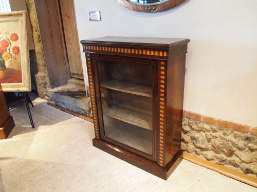 Cabinet Display Victorian Rosewood Pier Cabinet C1870