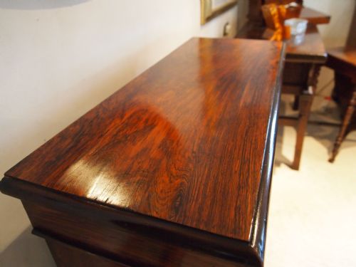 fig 1. Cabinet display Victorian Rosewood pier cabinet c1870