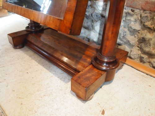 fig 2. Mirror full length Cheval mirror William IV Mahogany c1830
