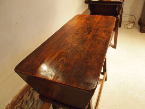 fig 1. Dough bin blanket box chest coffer George III Elm c1810 wonderful size