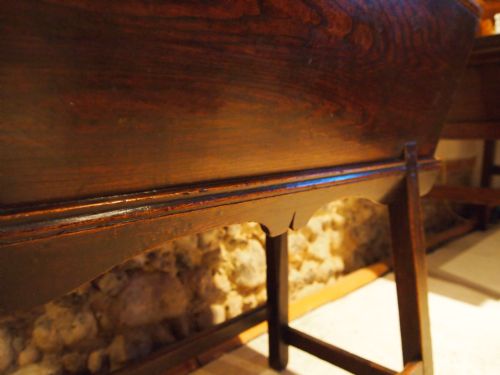 fig 2. Dough bin blanket box chest coffer George III Elm c1810 wonderful size