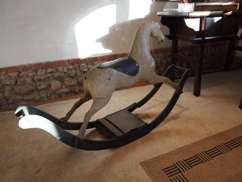fig 3. Rocking horse early 19th century for restoration c1820