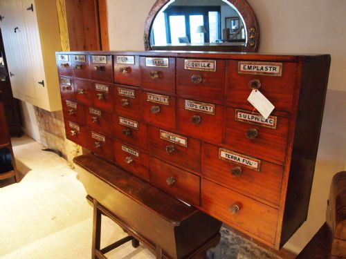 Chest of Drawers Apothecary Chest Mahogany C1870