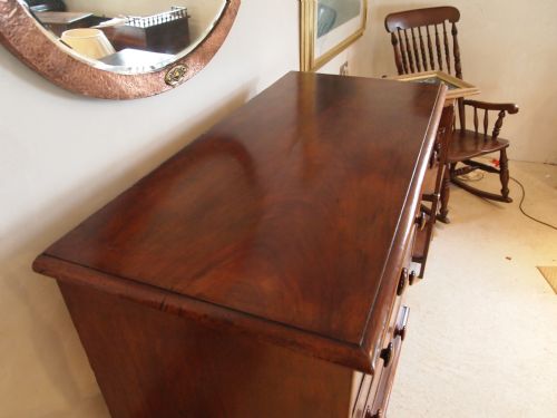 fig 1. Chest of Drawers Early Victorian Figured Mahogany c1840