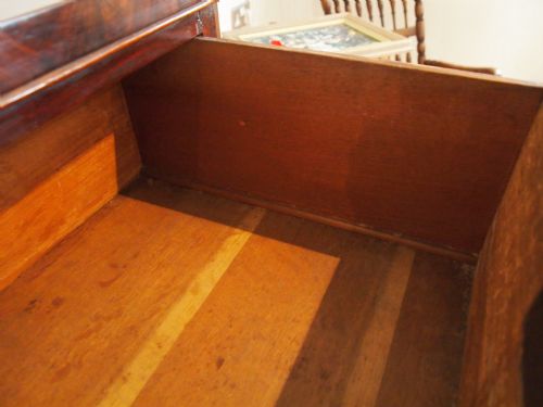 fig 3. Chest of drawers Victorian figured Mahogany c1870