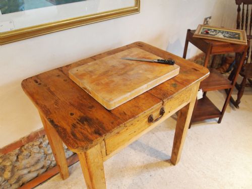 Table George III Pine Prep Table C1800