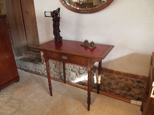 Table Writing Table Desk Arts and Crafts Walnut C1900 Robertson and Colman Norw