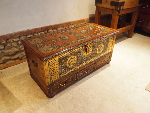 Chest Coffer Blanket Box Mule Chest Zanzibar Chest Camphor Wood C1850