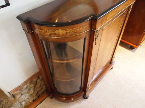 fig 3. Credenza sideboard chiffonier display cabinet Victorian Rosewood fine c1870
