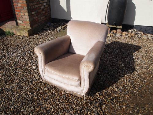 fig 1. Armchair Victorian Howard style armchair c1890