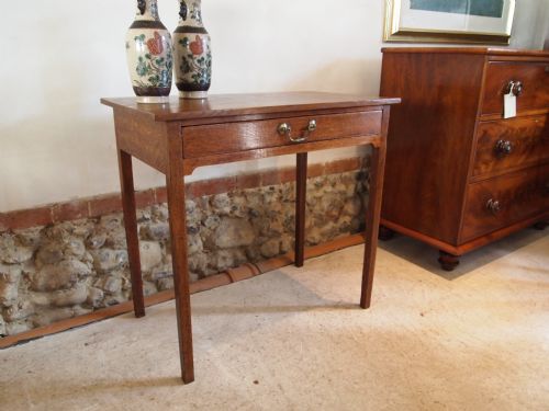 Table Lowboy George IV Oak C1820