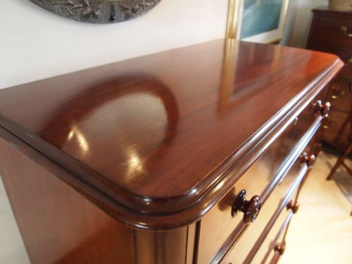 fig 2. Chest of drawers exceptional Victorian figured Mahogany c1880