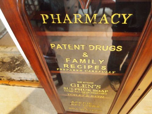 fig 3. Bookcase haberdashery shop display cabinet apothecary Victorian Mahogany c1860
