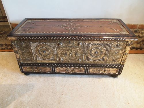 Chest Coffer Blanket Box Zanzibar Chest Teak 19th Century C1870