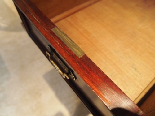 fig 2. Desk twin pedestal Victorian Mahogany fine quality c1890