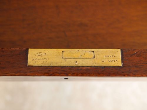 fig 1. Desk Victorian Mahogany c1880