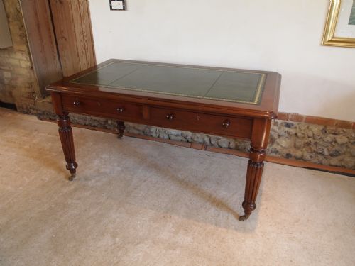 fig 3. Desk Victorian Mahogany c1880