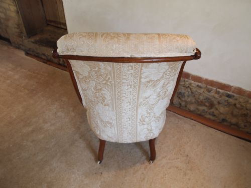 fig 2. Chair fine quality Victorian carved Walnut armchair c1870
