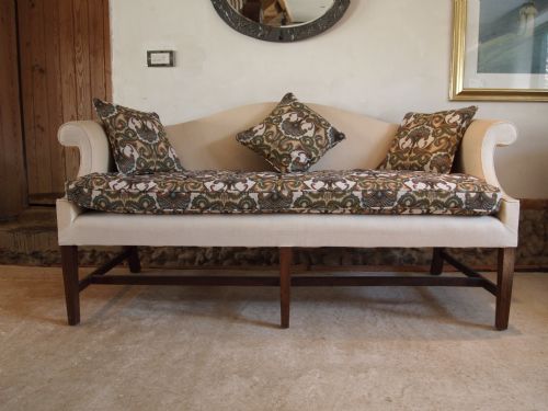 fig 1. Sofa settee Humpback Edwardian beautiful upholstery c1910