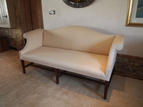 fig 3. Sofa settee Humpback Edwardian beautiful upholstery c1910