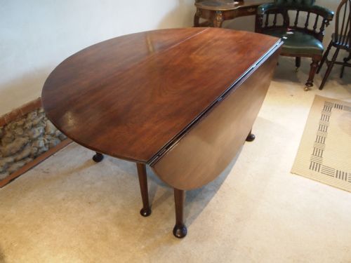 fig 1. Table George II Mahogany dinning table seats eight c1890