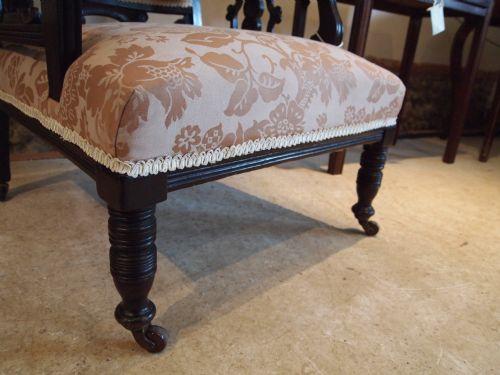 fig 2. Chair Victorian upholstered armchair c1880