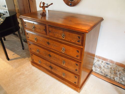 fig 1. Chest of drawers Arts and Crafts Victorian Ash c1895