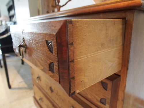 fig 2. Chest of drawers Arts and Crafts Victorian Ash c1895