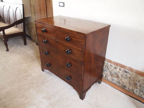 fig 2. Chest of drawers George III Mahogany compact size c1800