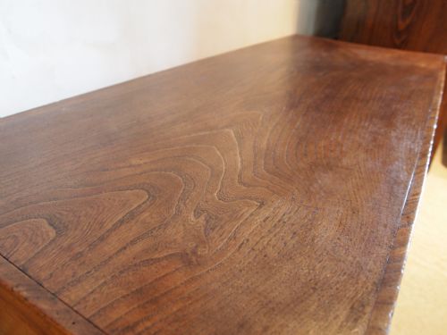 fig 2. Coffer chest blanket box coffee table George III Elm c1800