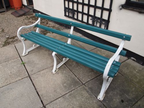 fig 2. Victorian cast Iron Garden bench Spencer Heath George Ponders End Middlesex 1880