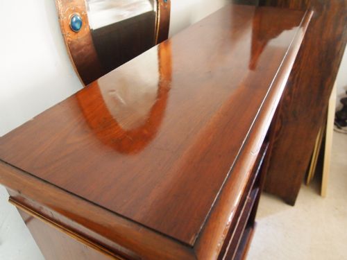 fig 2. Bookcase Victorian Mahogany fully adjustable shelves c1890
