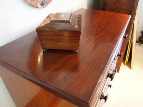 fig 1. Chest of drawers Victorian Mahogany fine quality c1860