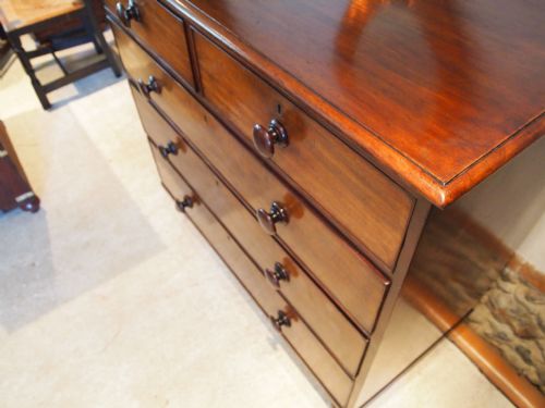 fig 3. Chest of drawers Victorian Mahogany fine quality c1860