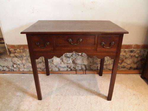 fig 1. Table Lowboy stunning Oak George III c1760