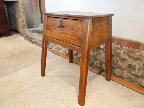 fig 1. Table stool Rare George III Pine and burr and figured Cherry box stool c1800