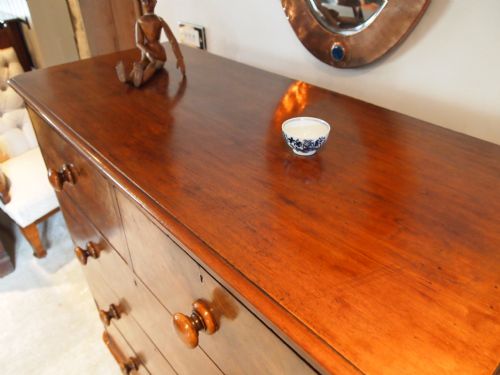 fig 2. Chest of drawers Victorian Burr and figured Walnut fine quality c1860
