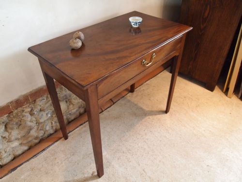 fig 1. Table console, hall or side George III Mahogany c1780