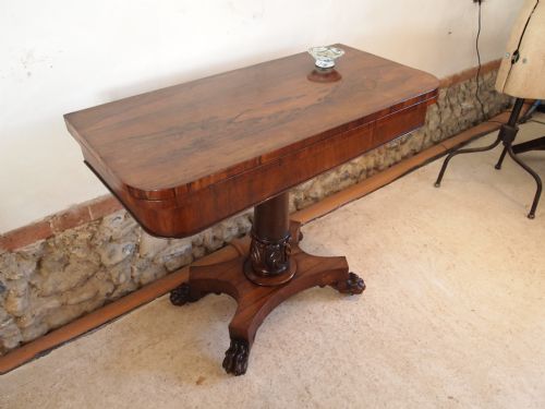 Table Card Table Fine Quality William IV Rosewood C1830